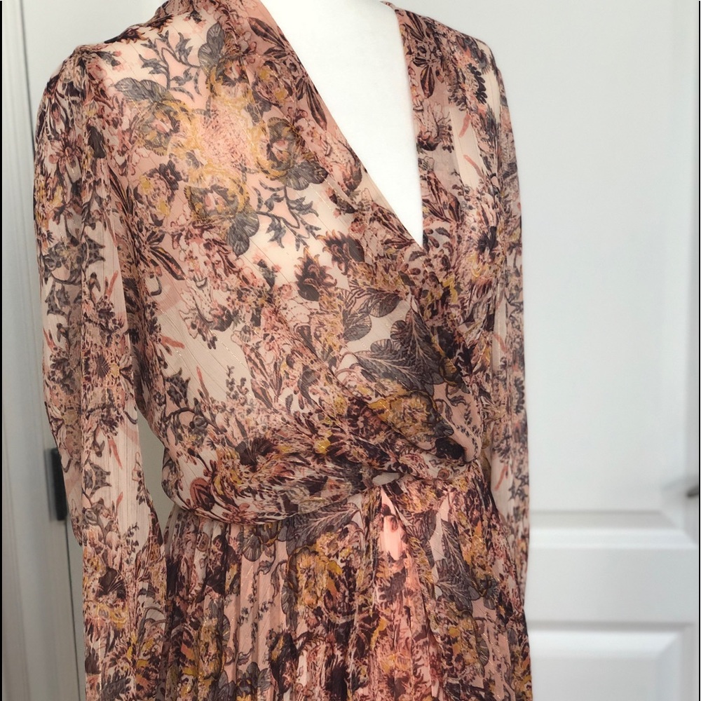 Bcbg pleated dress